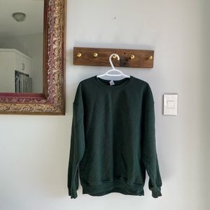 green crewneck